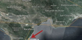 TORMENTA FRANKLIN TOCA TIERRA POR LOS COCOS EN BARAHONA