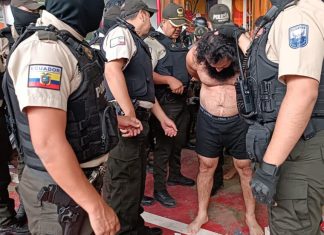 Ecuador traslada a cárcel de maxima seguridad a jefe pandillero que amenazó a candidato asesinado