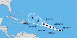 TORMENTA LEE PODRIA SER HURACAN EL FIN DE SEMANA