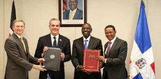 PRESIDENTE ABINADER REUNE EN NUEVA YORK CON SU PAR DE KENIA