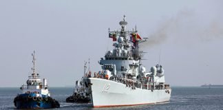 BUQUES DE GUERRA CHINOS PATRULLAN EN MEDIO ORIENTE