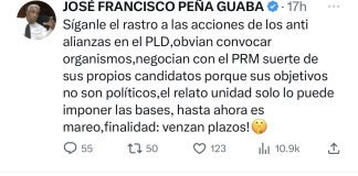 José Frank revela Abel y Danilo rechazan alianza para apoyar candidatura Domingo Contreras