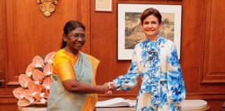 LA VICE RAQUEL PEÑA EN NUEVA DELHI SE REUNE CON PRESIDENTA DE LA INDIA