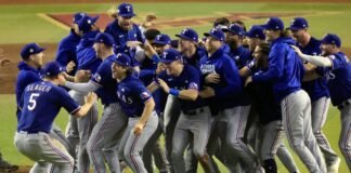 RANGERS DE TEXAS OBTIENEN SU PRIMERA SERIE MUNDIAL