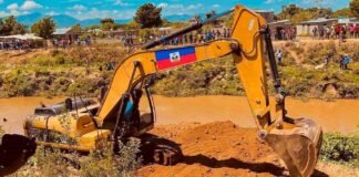HAITÍ ESTÁ AMPLIANDO CANAL PARA DESVIAR EL RÍO MASACRE