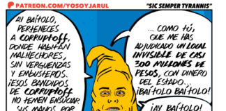 Caricatura Sic Semper Tyrannis de Yosoyjarul 20 enero 2025