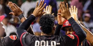 Leones del Escogido dominan a los Tigres y quedan a un paso de la corona número 17