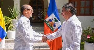 PRESIDENTE COLOMBIANO DE VISITA EN HAITI