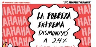 Caricatura Sic Semper Tyrannis de Yosoyjarul 25 de febrero 2025