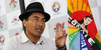 Leonidas Iza: "A Ecuador lo gobierna una clase política que raya el fascismo"