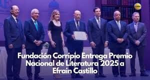 EFRAÍN CASTILLO RECIBE EL PREMIO NACIONAL DE LITERATURA 2025