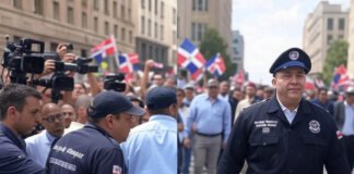 PRUDENCIA EVITA CHOQUES EN EL ALTAR DE LA PATRIA