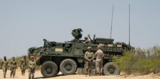 En el corazón de la nueva base militar en la frontera entre Estados Unidos y México