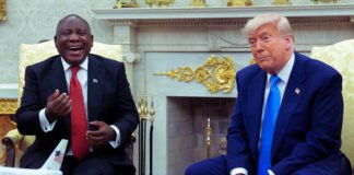 RAMAPHOSA A TRUMP: «LO SIENTO, NO TENGO UN AVIÓN PARA REGALARLE»