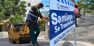 Santiagueros valoran plan de asfaltado y bacheo de la Alcaldía