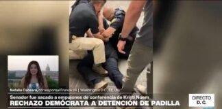 Directo D. C. y el rechazo a la detención del senador Alex Padilla