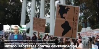 Informe desde Ciudad de México: protesta contra la gentrificación en el sur de la capital