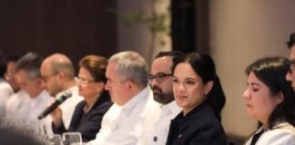 Raquel Peña comparte visión de desarrollo en encuentro con el cuerpo diplomático*