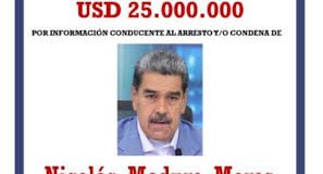 ESTADOS UNIDOS OFRECE RECOMPENSA POR NICOLÁS MADURO