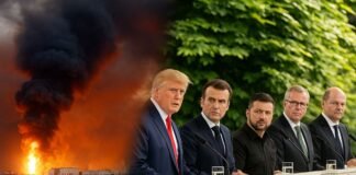 TRAS LA CUMBRE TRUMP-ZELENSKI-UE, RUSIA RESPONDE CON FUEGO