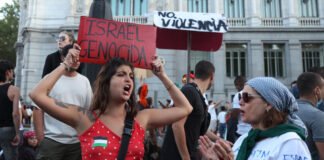 Los gritos por Gaza eclipsan la Vuelta a España y la llevan a lo alto del frente político