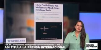 "EE. UU. proporcionará inteligencia a Ucrania para que ataque en el interior de Rusia: 'WSJ'