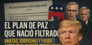 FILTRACIONES EXPONEN FRACTURAS EN PLAN DE PAZ DE TRUMP