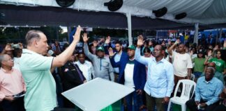 RADHAMES JIMENEZ JURAMENTA EN FP A DIRIGENTES DEL PLD Y DEL PRM EN STO DGO NORTE