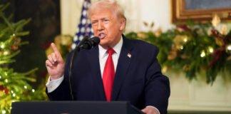 Trump elogia su gestión económica durante 2025 y no menciona a Venezuela durante su discurso