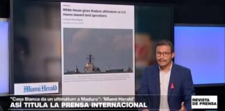 "La Casa Blanca da un ultimátum a Nicolás Maduro": 'Miami Herald'