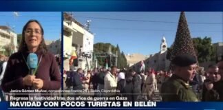 Informe desde Belén: alivio y sed de esperanza en la primera Navidad tras dos años de luto por Gaza
