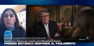 Informe desde Londres: Policía investigará a Peter Mandelson por amistad con Epstein