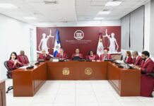 TC conoce once expedientes en audiencia pública durante una audiencia pública celebrada en la sede de esta alta corte.