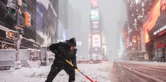 Las imágenes de la tormenta invernal en Nueva York