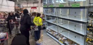 Compras masivas vacían tiendas del Alto Manhattan