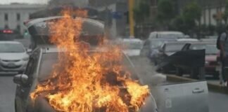 Incendio tras disputa doméstica deja dos heridos en Alto Manhattan