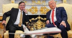 TRUMP RECIBE A GUSTAVO PETRO EN LA CASA BLANCA