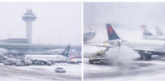 EEUU-RD: 27 VUELOS CANCELADOS POR TORMENTA DE NIEVE