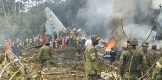 Colombia: Un avión militar se estrelló en la frontera con Perú, causando la muerte de 64 personas