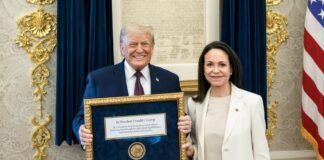 María Corina Machado se reúne con Trump en la Casa Blanca por segunda vez