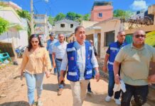 Infraestructura Escolar trabaja en la rehabilitación de siete escuelas afectadas por inundaciones en Gaspar Hernández