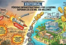 EDITORIAL: Pérdidas infraestrurales por la guerra superan los18 mil 500 millones de dólares