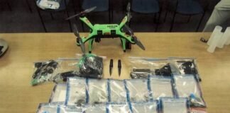 Dron es interceptado con armas, drogas y celulares en prisión del norte de Nueva York