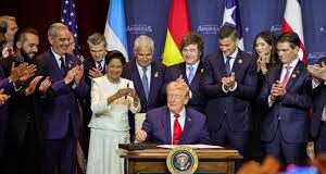 TRUMP LANZA «ESCUDO DE LAS AMÉRICAS»