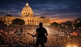 BRUCE SPRINGSTEEN ACOMPAÑA A «NO KINGS» EN MINNESOTA