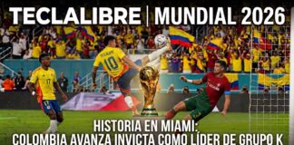 COLOMBIA AMARRA EL LIDERATO Y QUIEBRA SU PROPIA HISTORIA