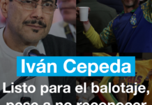 Iván Cepeda: listo para el balotaje, pese a no reconocer resultado del preconteo