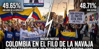 COLOMBIA EN EL FILO DE LA NAVAJA