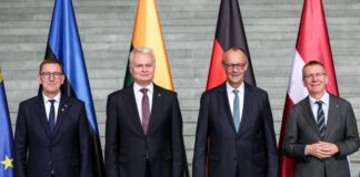 Merz exhibe su apoyo a los países bálticos ante la amenaza rusa en el flanco oriental de la OTAN