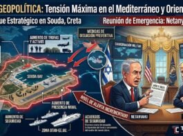 ALERTA GEOPOLITICA: El Mediterráneo en la mira tras cumbre de urgencia Netanyahu-Trump y despliegue militar en Creta